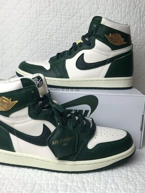 Nike Air Jordan 1 Retro HI OG Shoes Women’s SZ 9.5 Pale Ivory Green FD2596-101